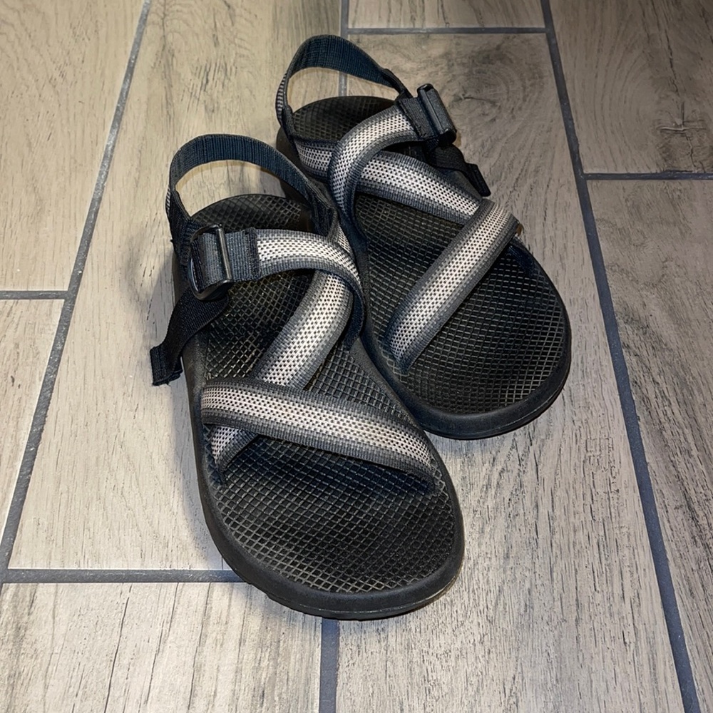Chaco Z/1 Classic Sandals black split grey size 9